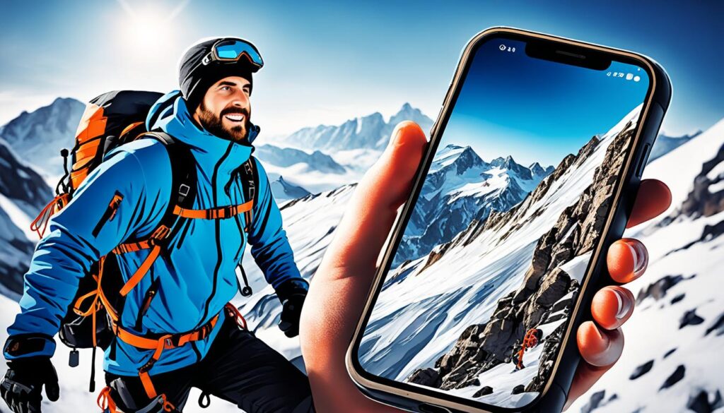 Ruggedized Smartphone for Mountain Climbing