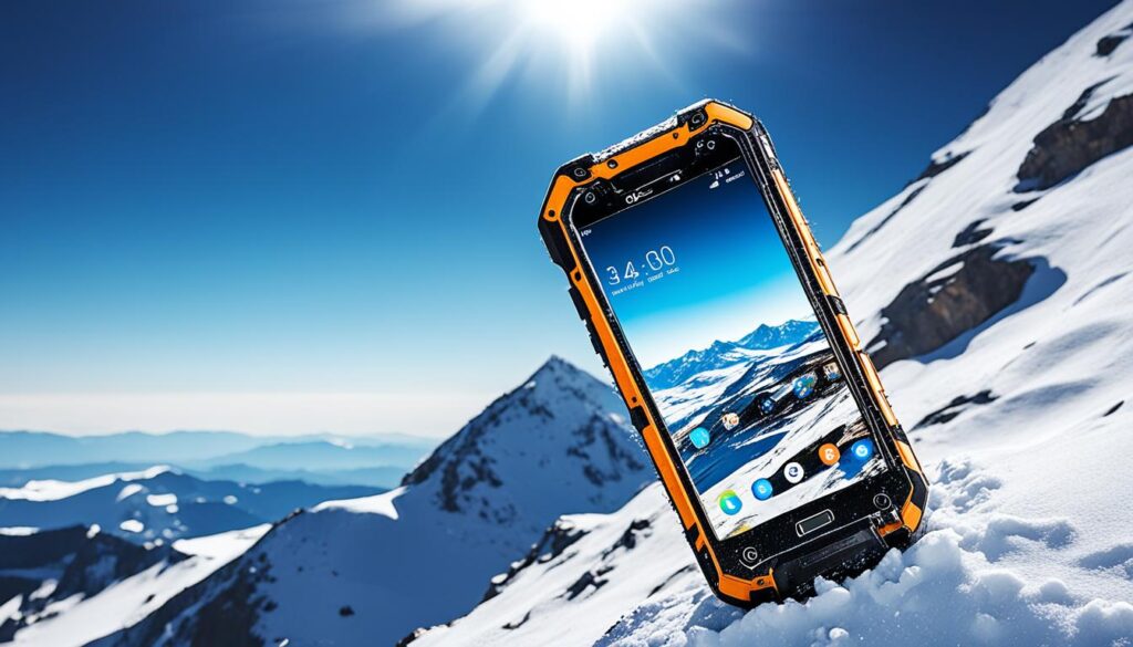 Waterproof Mobile Device for Outdoor Enthusiasts